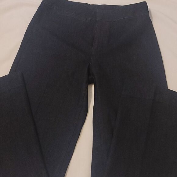 Soft surroundings wide leg high waist jeans size 6 - Picture 3 of 8